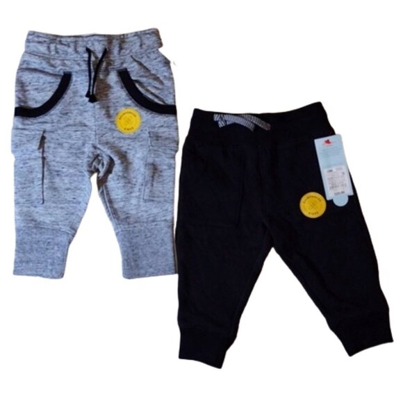 NWT Toddler Boys' 2pk Jogger Pants - Cat & Jack - 12M - Picture 2 of 6